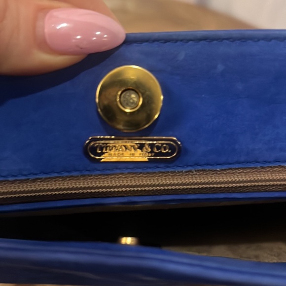 Tiffany and Co Suede blue bucket bag - Picture 8 of 15